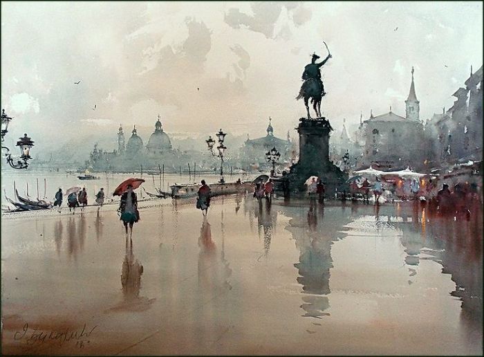 Amazin Water Color Art Of Dusan Djukaric