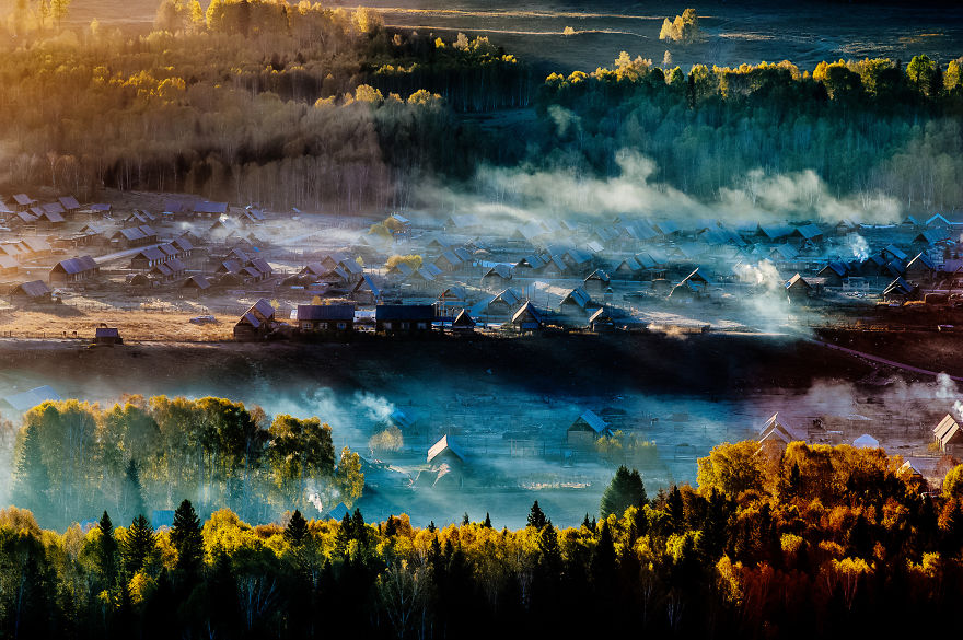 Sunset In Hemu Village