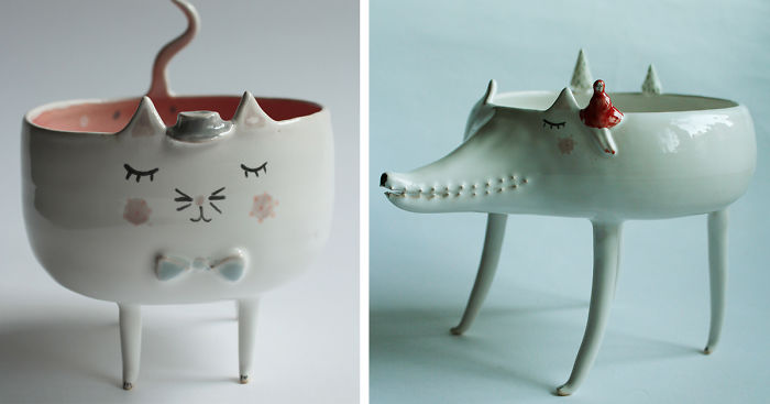 Adorable Animal Ceramics By Polish Artist “Clay Opera”