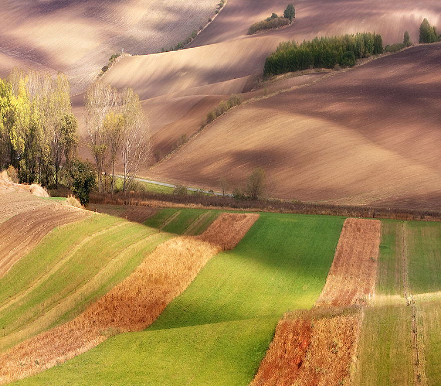 Hypnotizing Beauty Of Moravian Fields In The Czech Republic