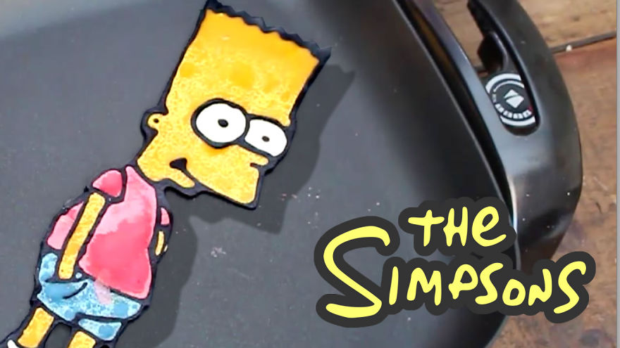 Pancake Art: Crazy Cook Makes Colorful Disney Pancakes