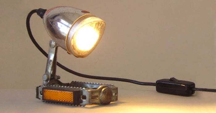 I Reuse Old Bicycle Parts To Make Unique Lamps