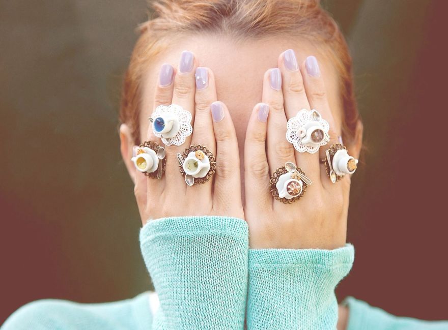 Miniature Food Jewellery Made By Greek Designer Ilianne Miniature Food Jewellery Made By Greek Designer Ilianne