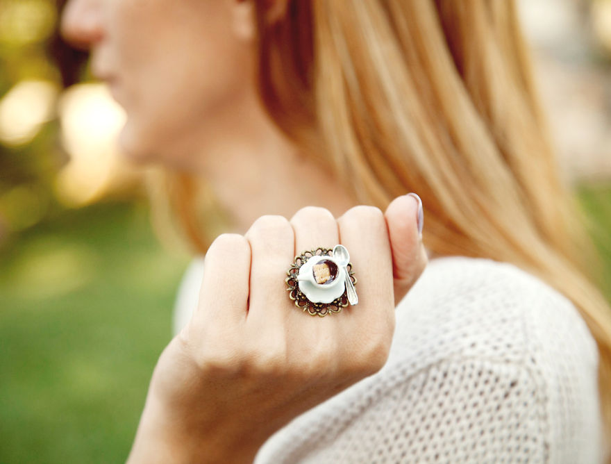 Miniature Food Jewellery Made By Greek Designer Ilianne Miniature Food Jewellery Made By Greek Designer Ilianne