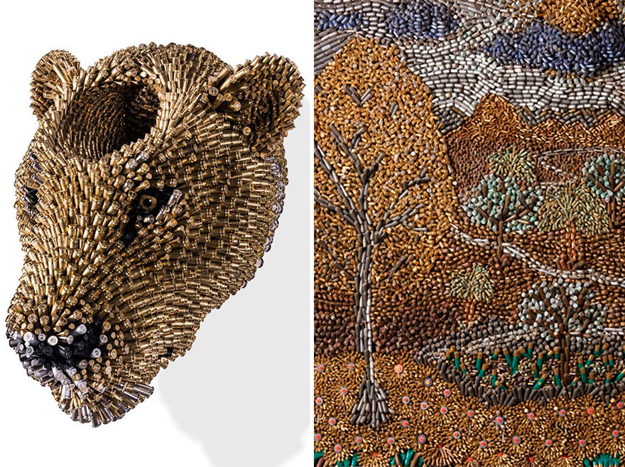 bullet-shells-sculptures-we-are-at-peace-federico-uribe-22 bullet-shells-sculptures-we-are-at-peace-federico-uribe-22