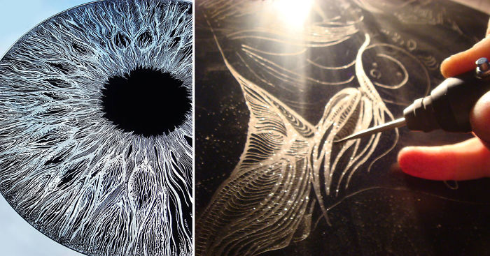 I Create Unique Pieces Of Art By Engraving Glass