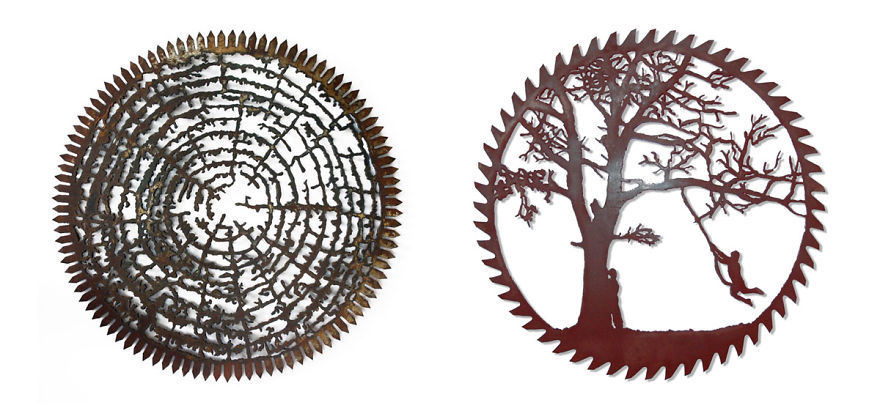 I Turn Old Metal Tools Into Works Of Art