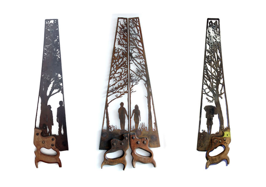I Turn Old Metal Tools Into Works Of Art