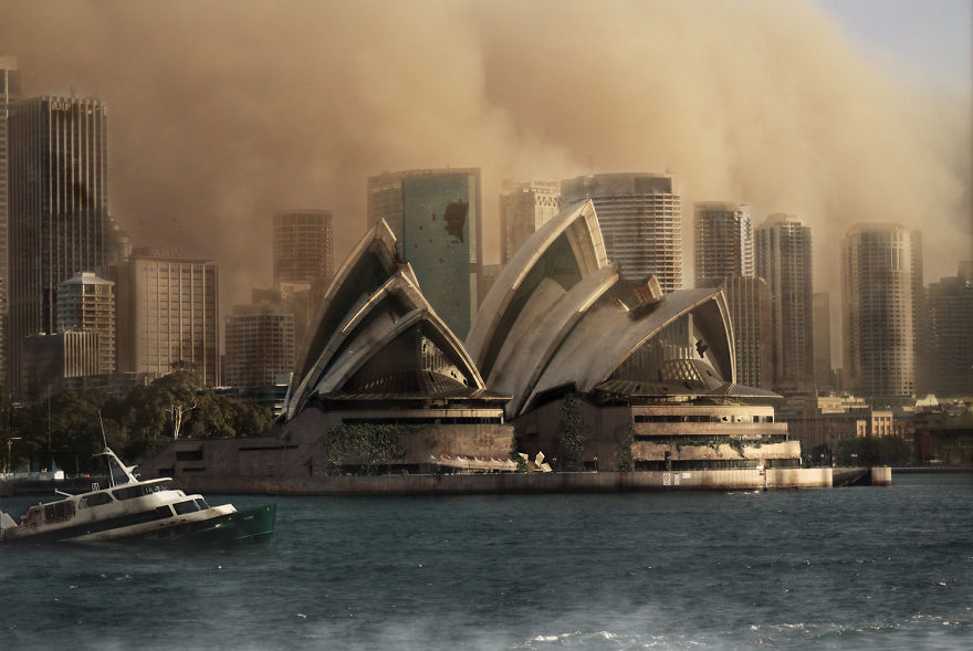 Designers Imagine Famous World Landmarks After A Zombie Apocalypse