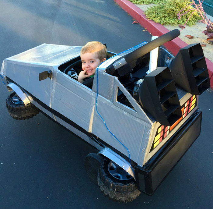 I Made This Back To The Future Delorean Out Of A Stroller