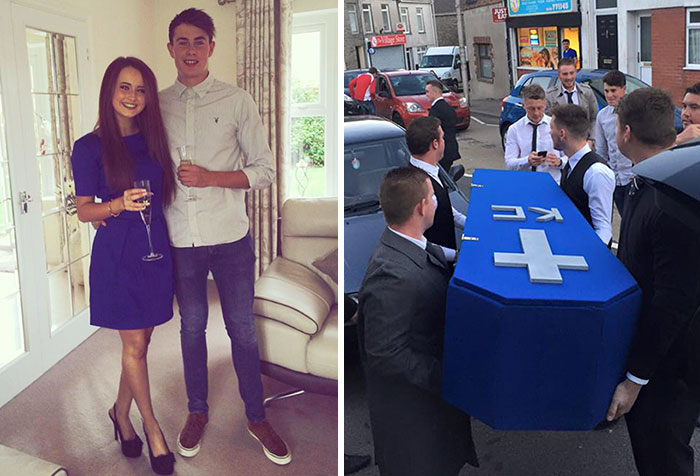 Friends Hold Fake Funeral For Friend Who Is Always With His Girlfriend