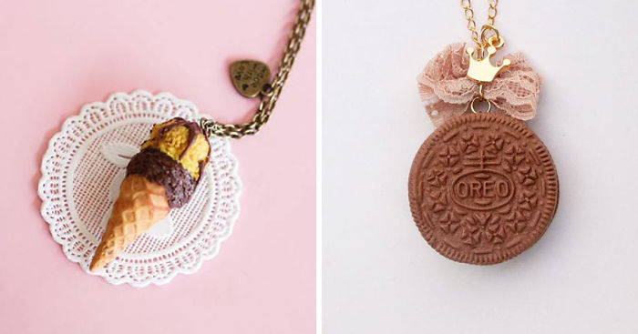 Miniature Food Jewellery Made By Greek Designer Ilianne