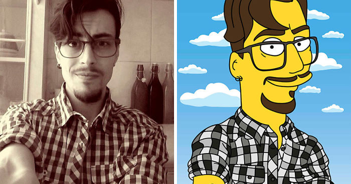 I Simpsonize Random People’s Photos To Make Them Smile