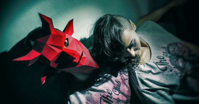 We Organized An Eerie Halloween Photo Shoot Wearing Hand-Made Masks