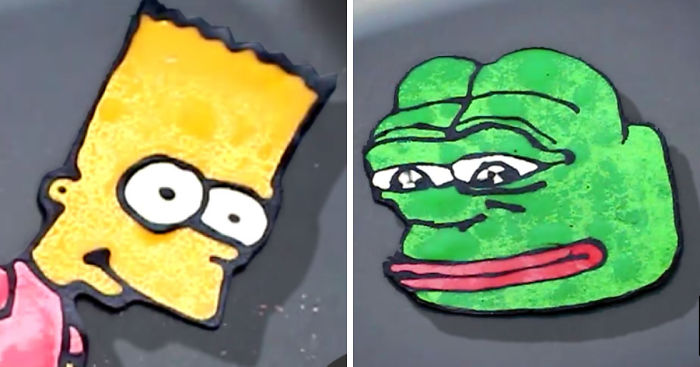 Pancake Art: Crazy Cook Makes Colorful Disney Pancakes
