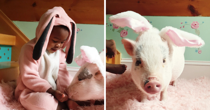 Libby And Pearl Are Cute Best Friends That Play In Matching Halloween Costumes