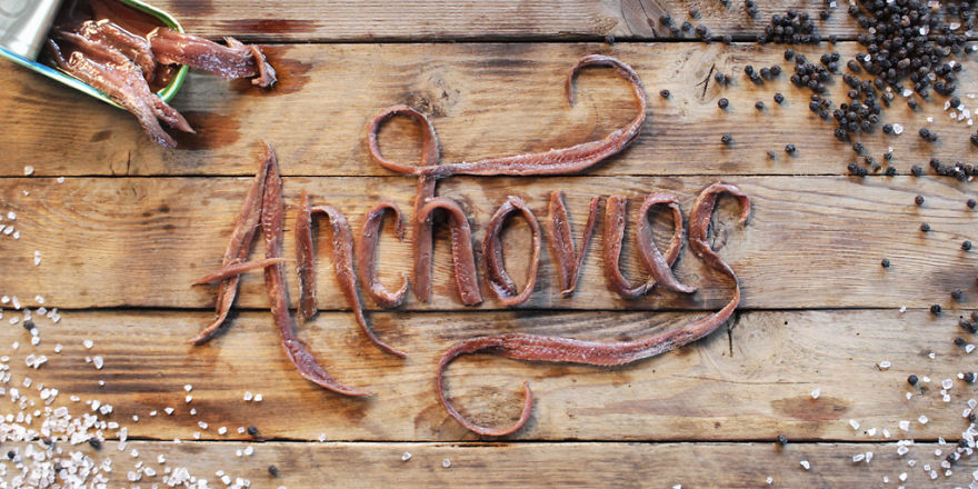 Food Typography: We Turned Foods Into The Words That Represent Them