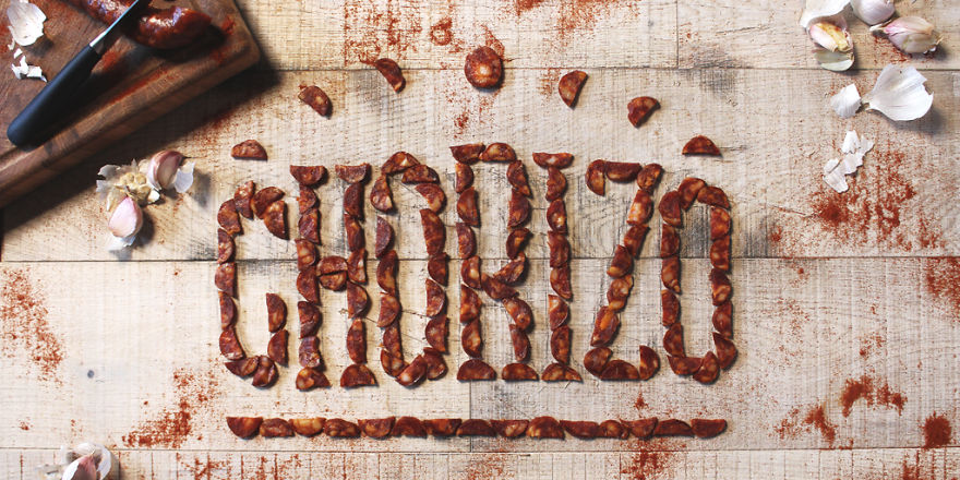 Food Typography: We Turned Foods Into The Words That Represent Them