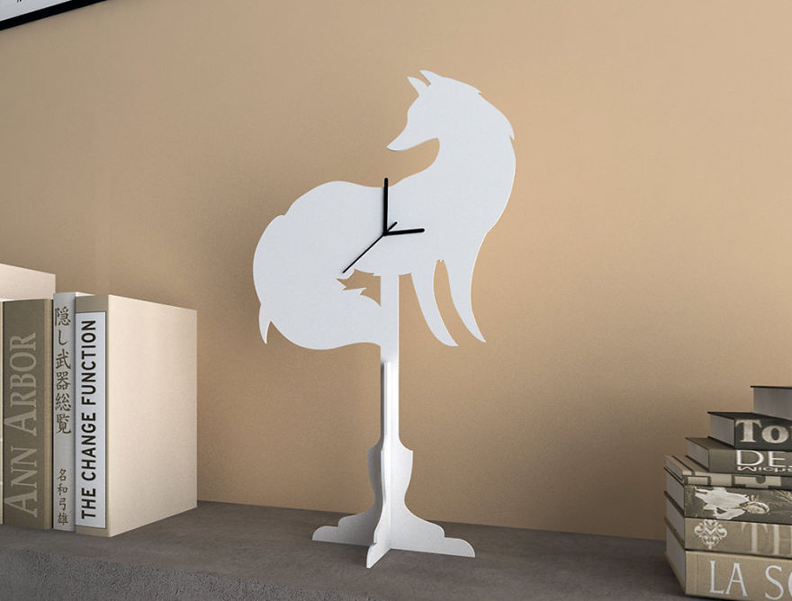 Fox Clock
