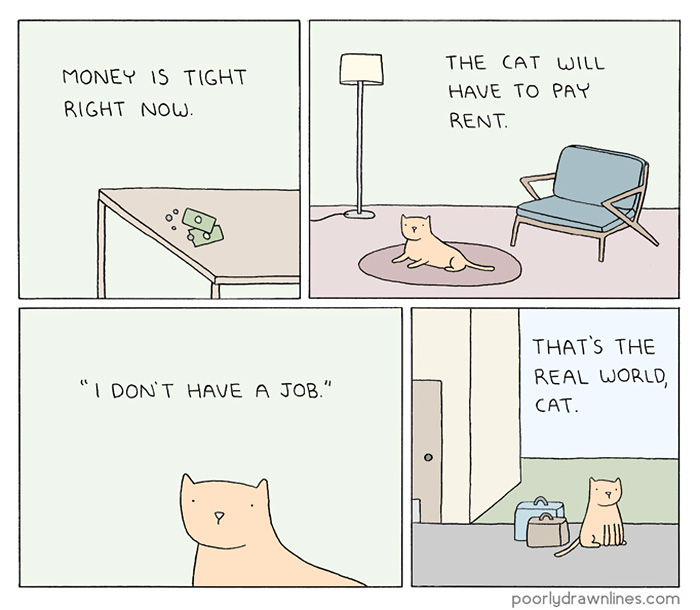 164 Funny Animal Comics Show Their Human-Like Problems