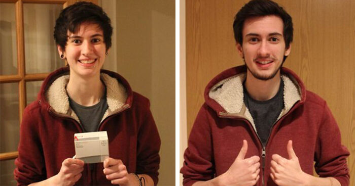 Trans Teen Takes A Selfie Every Day For 3 Years To Show His Dramatic Transformation Into A Man