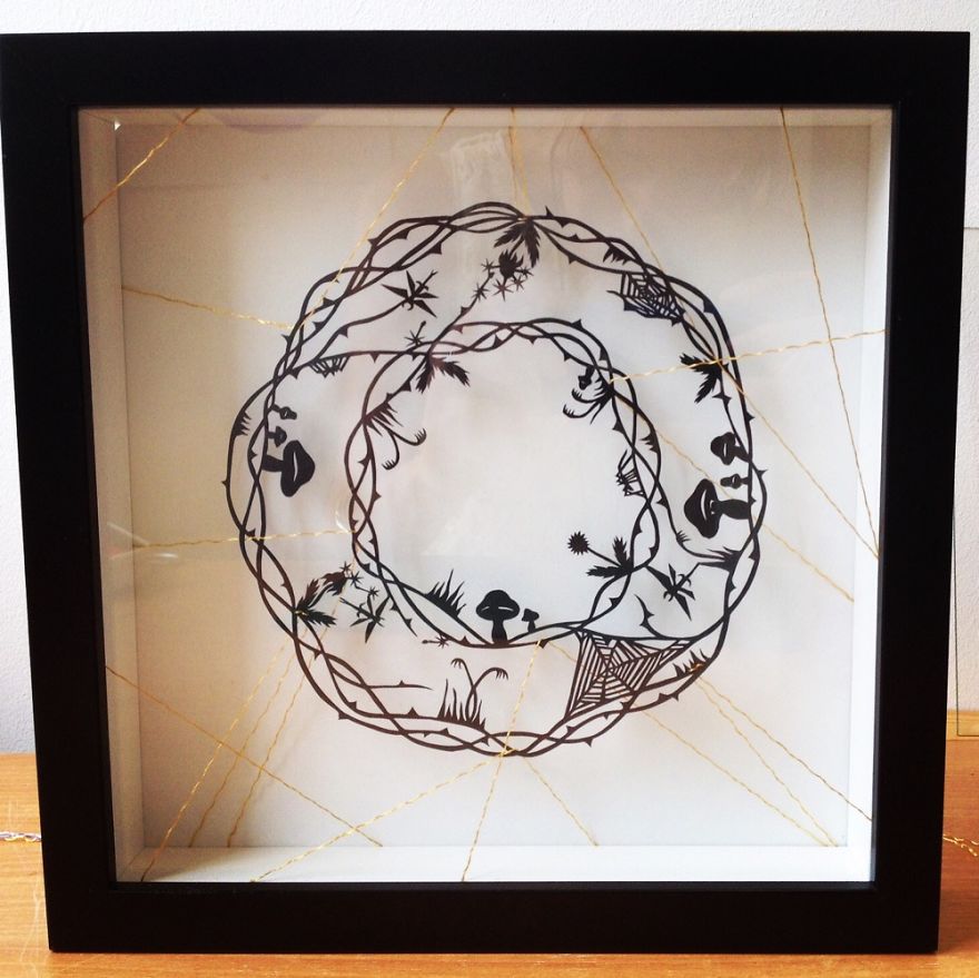 I Create Devilishly Delicate Paper Cuts