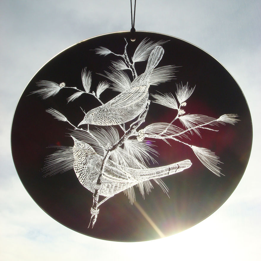 I Create Unique Pieces Of Art By Engraving Glass I Create Unique Pieces Of Art By Engraving Glass