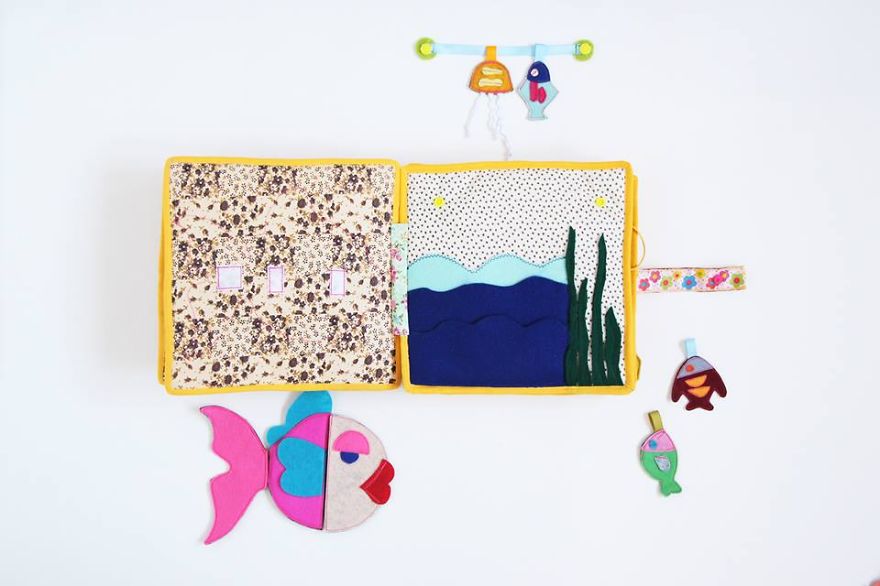 I Make Playful Felt Books For Kids