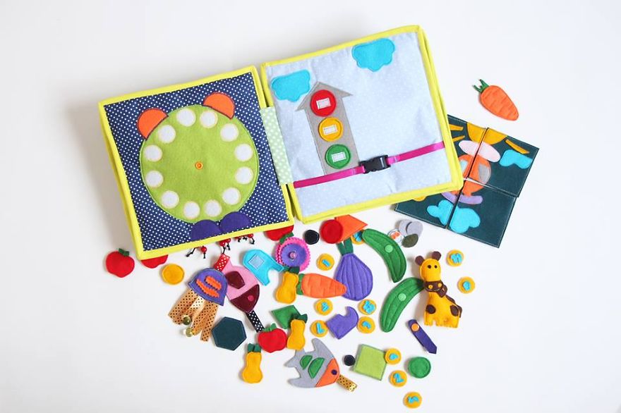 I Make Playful Felt Books For Kids