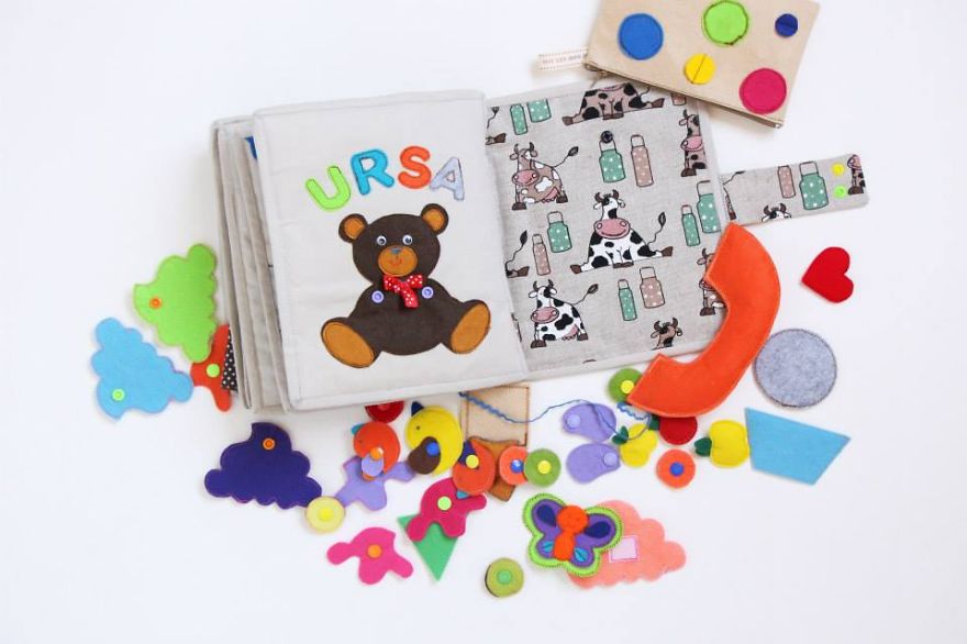 I Make Playful Felt Books For Kids