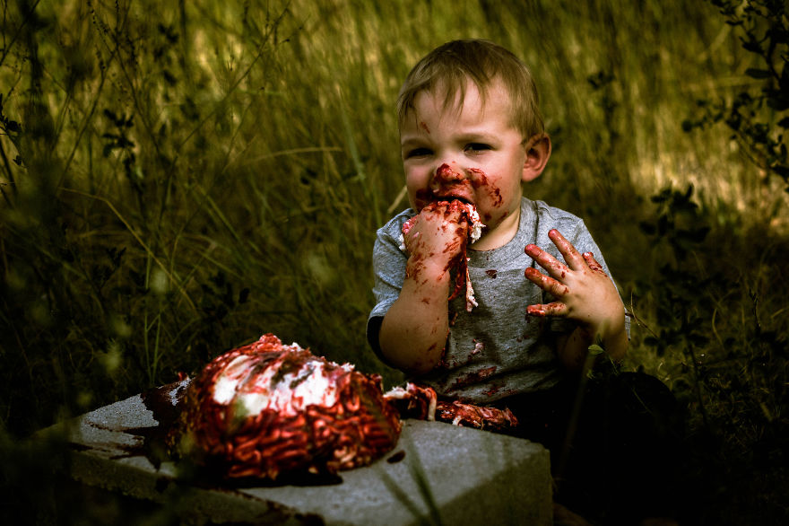 I Turned A Baby Into A Zombie For His First Birthday I Turned A Baby Into A Zombie For His First Birthday