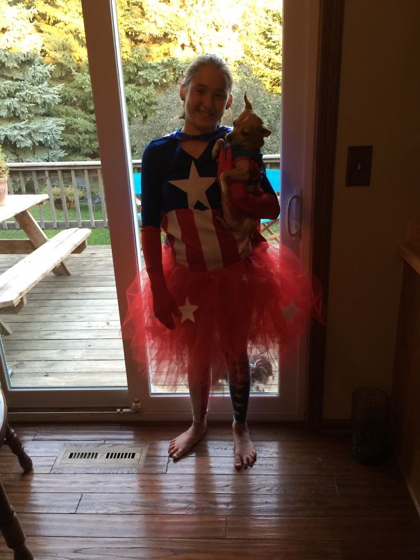 My Sister And Her Pup Ready To Avenge Some Candy