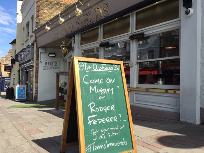 A Bit Of #tennisinnuendo At The Old Fields Southfields