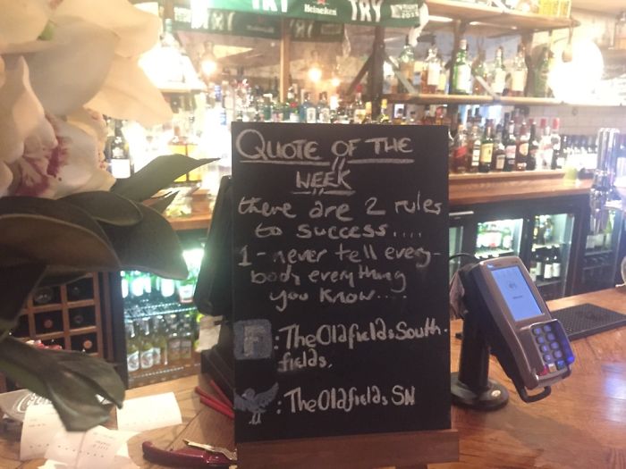 Quote Of The Week: There Are 2 Rules To Success: