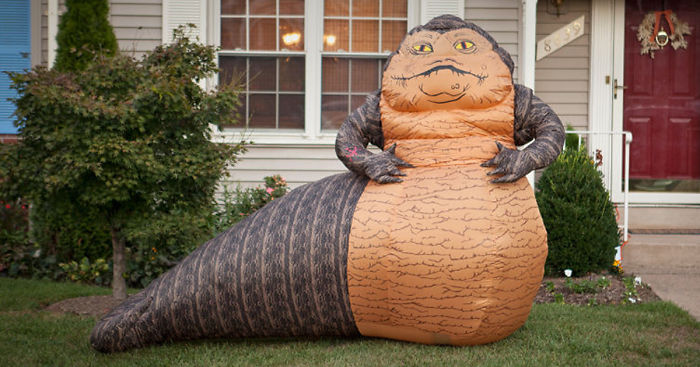 Inflatable “Star Wars” Jabba The Hutt Lawn Ornament