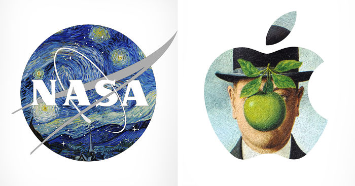 I Combined Popular Logos With Classical Paintings