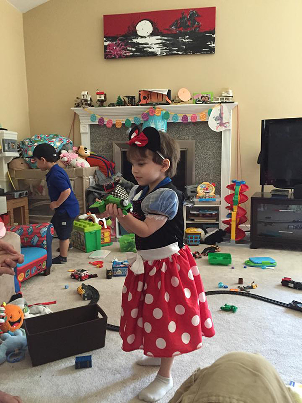 This Is My Son As Minnie Mouse Cuz He Loves Minnie Mouse