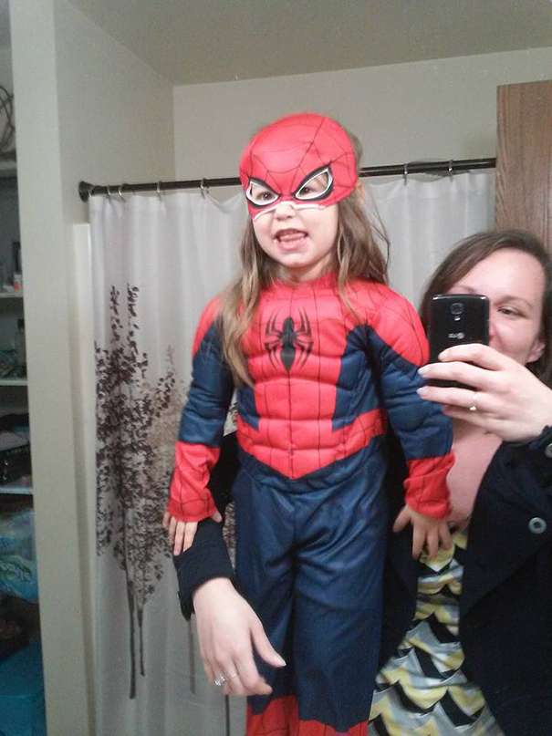My Daughter Is Going As Spiderman