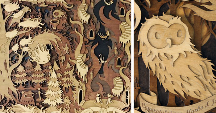 I Build Fantasy Worlds From Laser Cut Wood