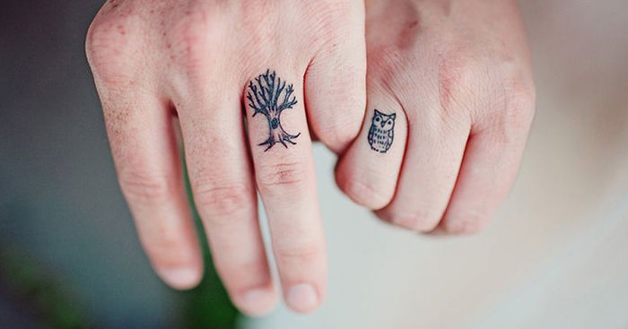 53 Brave Couples Who Chose Matching Wedding Tattoos Instead Of Rings