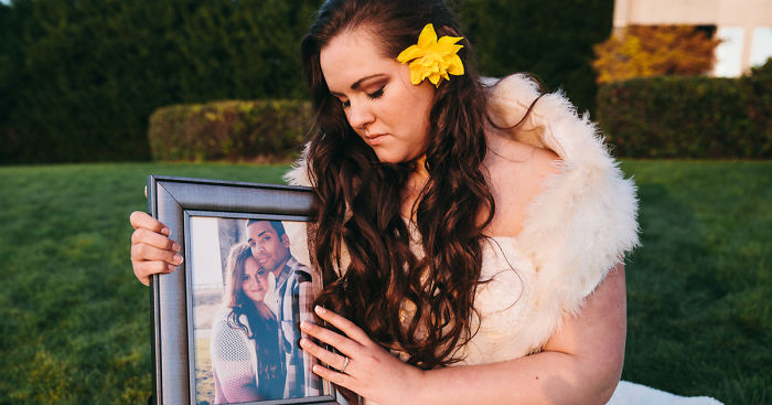 Memorial Photo Shoot: Fiancé Passed Away One Month Before Wedding Day