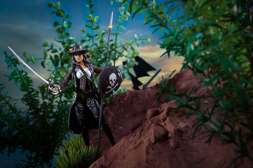 My Dad Made A Scale-model Of The World Of Pirates He Made Up To Tell Us Bedtime Stories