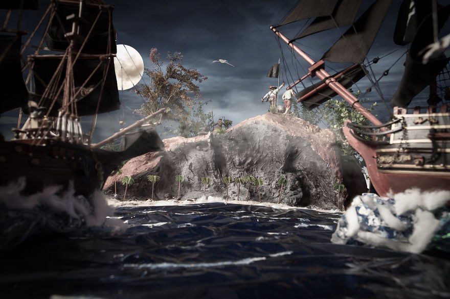 My Dad Made A Scale-model Of The World Of Pirates He Made Up To Tell Us Bedtime Stories My Dad Made A Scale-model Of The World Of Pirates He Made Up To Tell Us Bedtime Stories