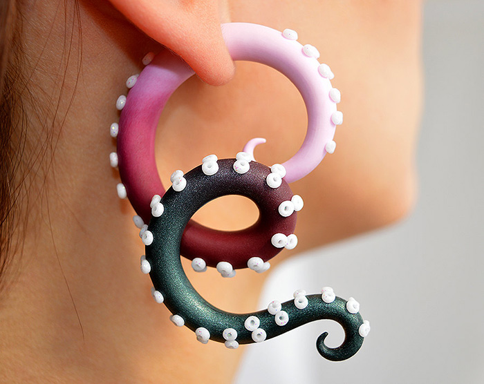 Octopus Earrings