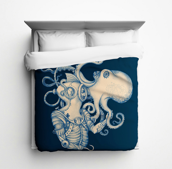 Octopus Duvet Cover