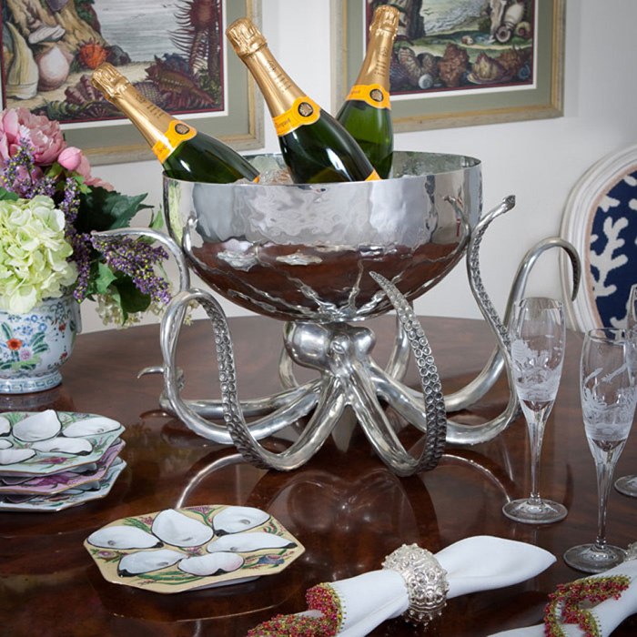 Octopus Punch Bowl