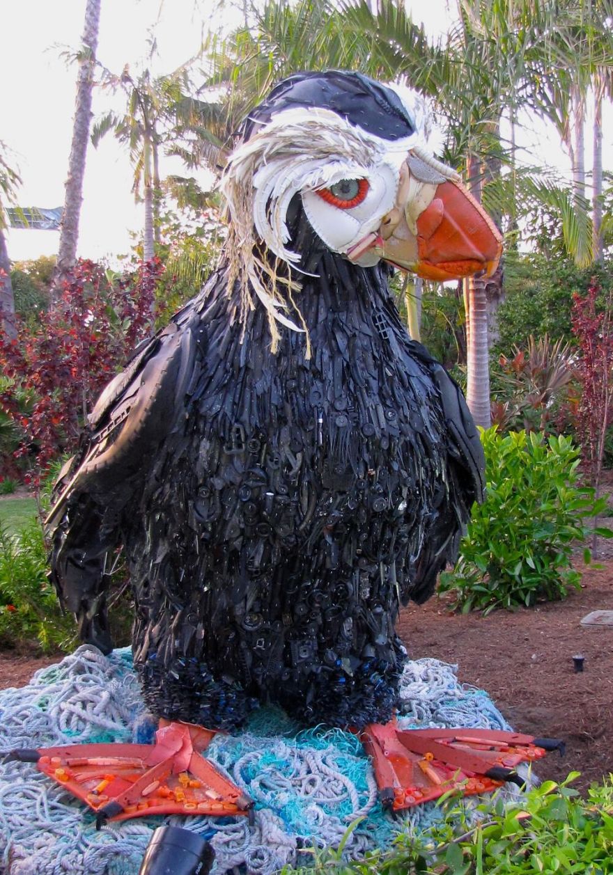 13 Giant Sculptures Made Entirely Of Beach Waste To Make You Reconsider Plastic Use 13 Giant Sculptures Made Entirely Of Beach Waste To Make You Reconsider Plastic Use