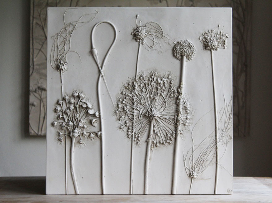plaster-cast-flower-fossils-rachel-dein-10 plaster-cast-flower-fossils-rachel-dein-10