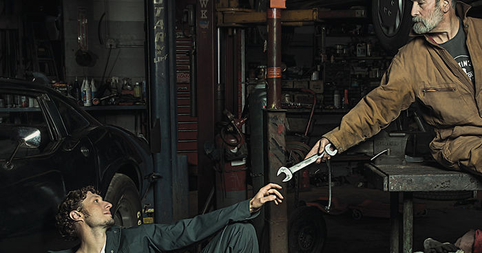 Auto Mechanics Hilariously Recreate Renaissance Paintings