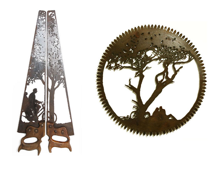 I Turn Old Metal Tools Into Works Of Art